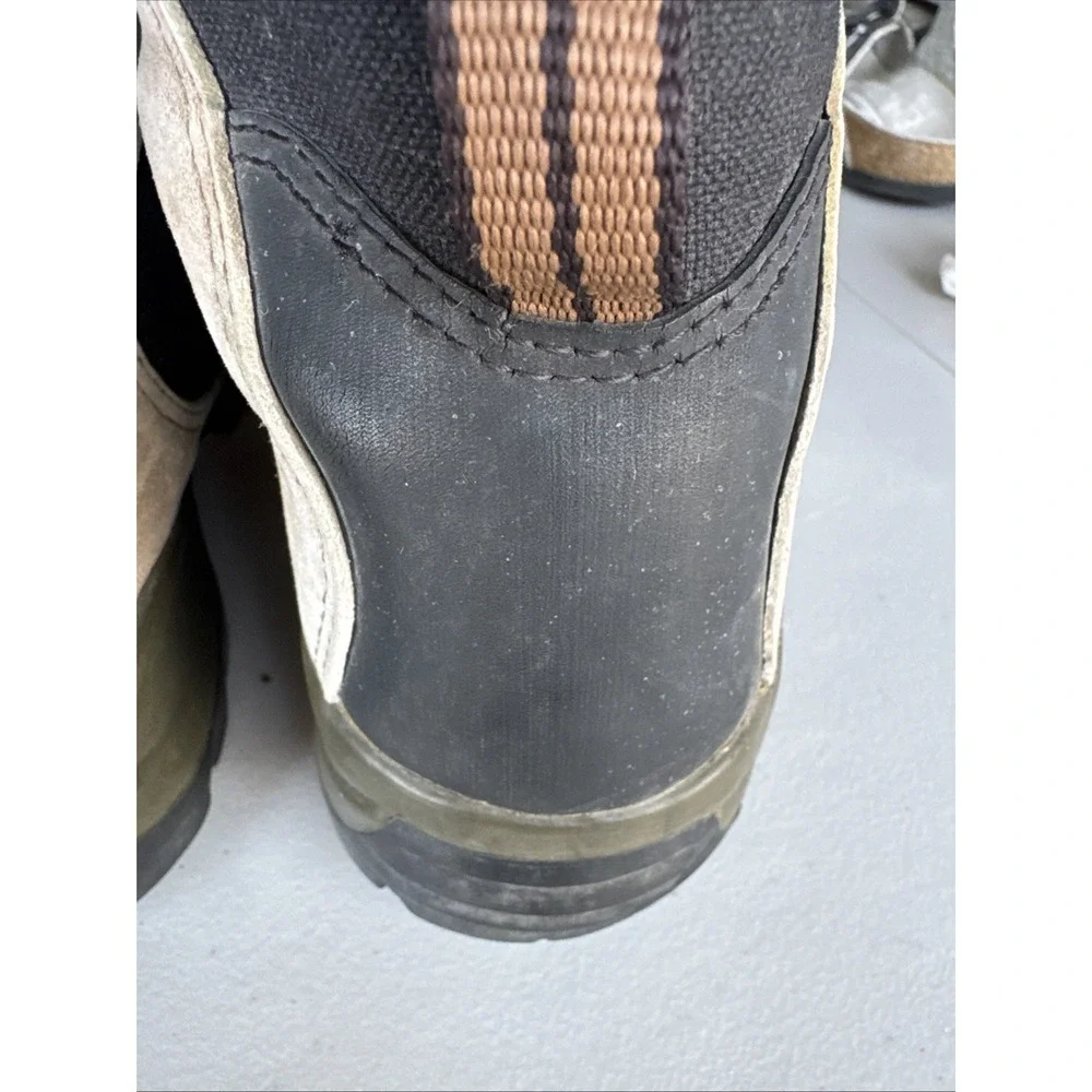 REI Brown Leather Gore-Tex Waterproof Hiking Boots‎ Vibram Sole US Men's 10.5